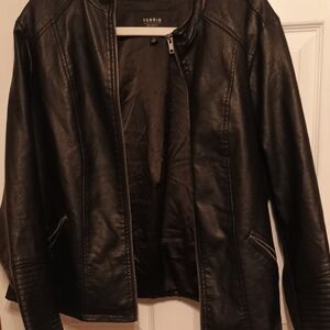 Torrid Women's Sleek Black Leather Jacket